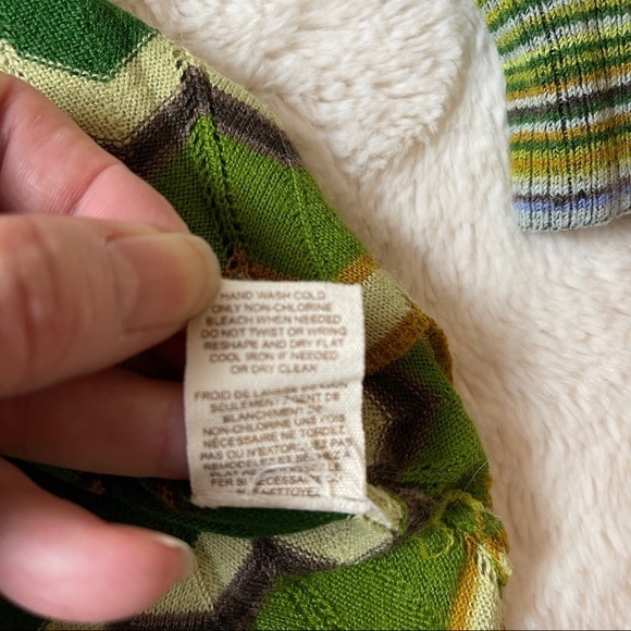 Free People Tunic Sweater Y2K Dancing Chevron Medium - Picture 11 of 13